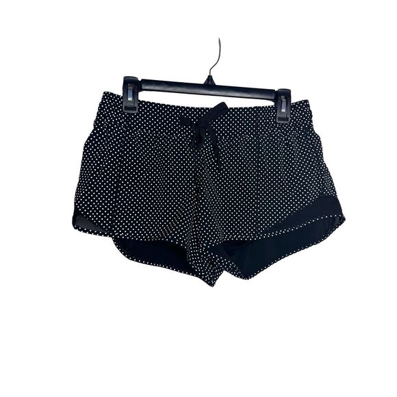 Lululemon Hotty Hot Reflective Shine Bright 2.5" Black Short Swift Sz 10 Women's - Picture 1 of 6